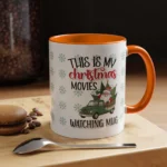 Christmas Movie Watching Coffee Mug - Image 3