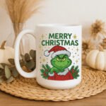 Colorful Grinch Coffee Mug - Fun Holiday Cup