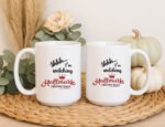 Shhhh Watching Hallmark Christmas Movie Watching Coffee Mug - Image 4
