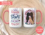 Women's Friendship Mug - Good Friends Are Like Stars Quote - Image 6