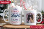 Women's Friendship Mug - Good Friends Are Like Stars Quote - Image 8