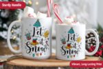 Let it Snow Christmas Ceramic Mug - Image 7