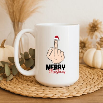 merry crhristmas fuck mug
