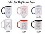 Inspirational “You Are” Scripture Mug – Lavender Inspirational Mug | Encouraging Quote Coffee Cup - Image 4